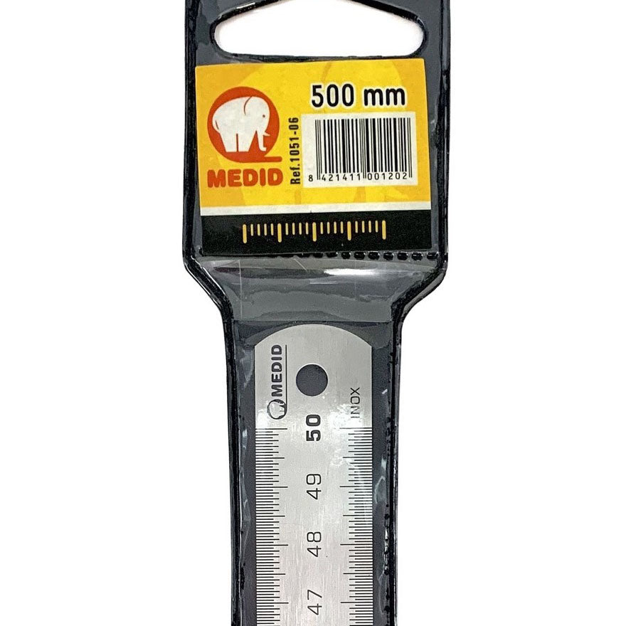 Regla flexible MEDID de acero inoxidable 500 mm