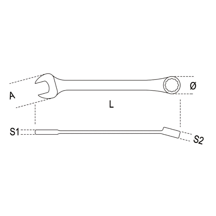 Llave combinada articulada con carraca Beta 142SN 19mm
