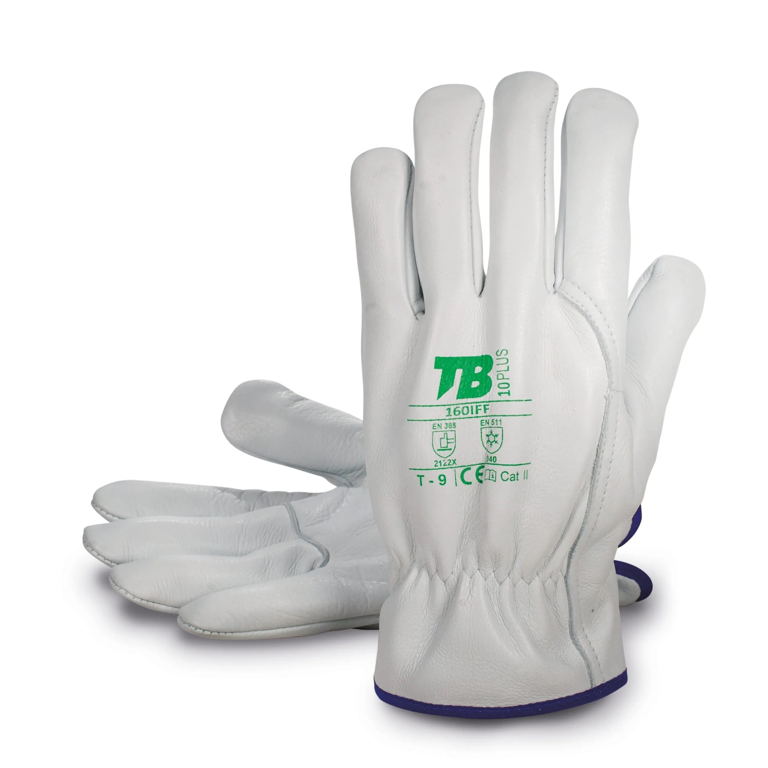 Guantes de vacuno con forro de franela Tomás Bodero 160IFF T-9