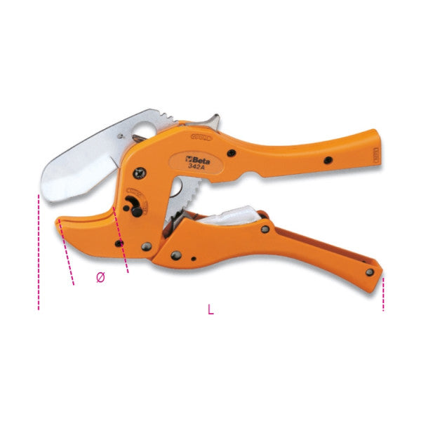 Cortatubos de trinquete Beta 342A 50mm 2"