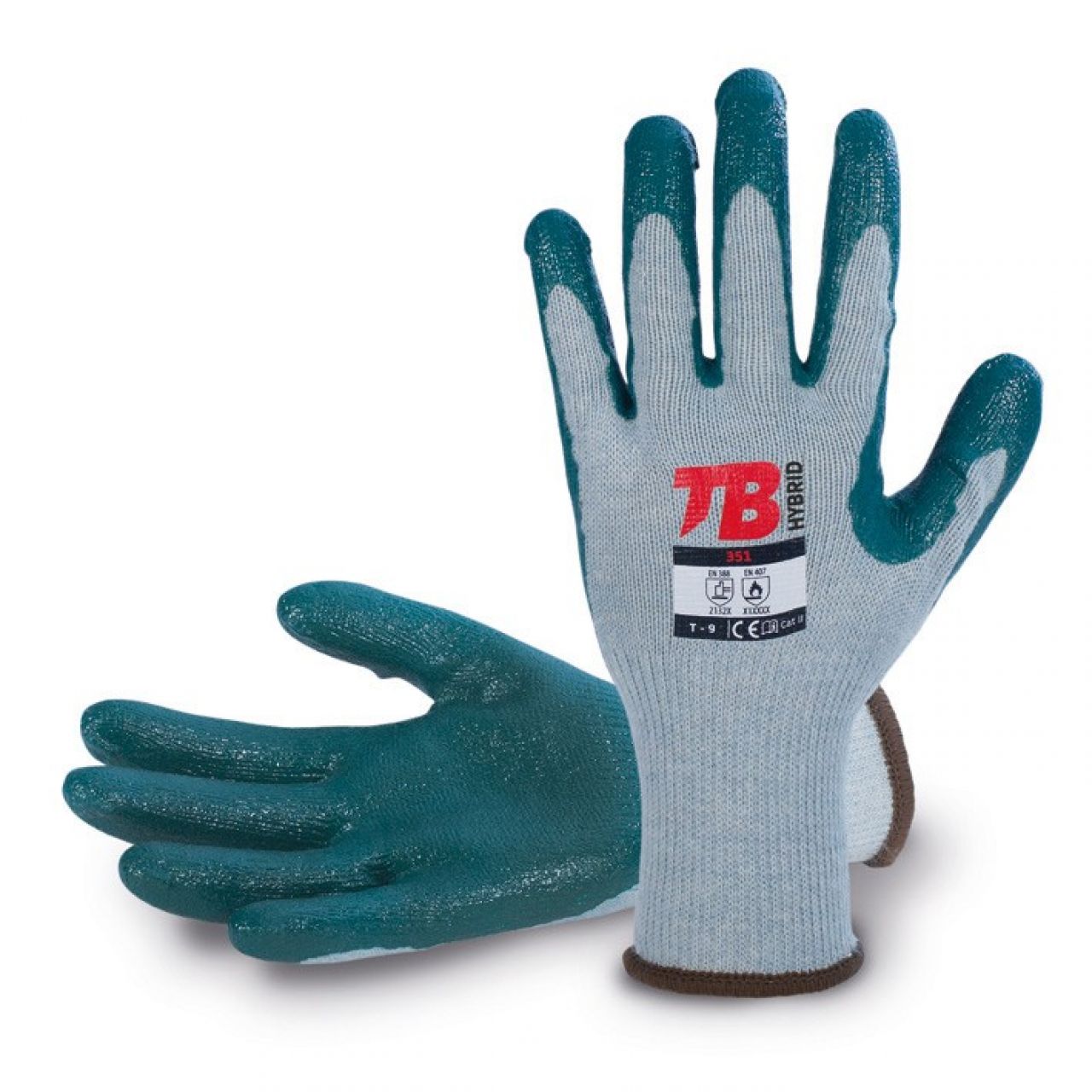 Guante Nitrilo Tomás Bodero HYBRID 351 T-9