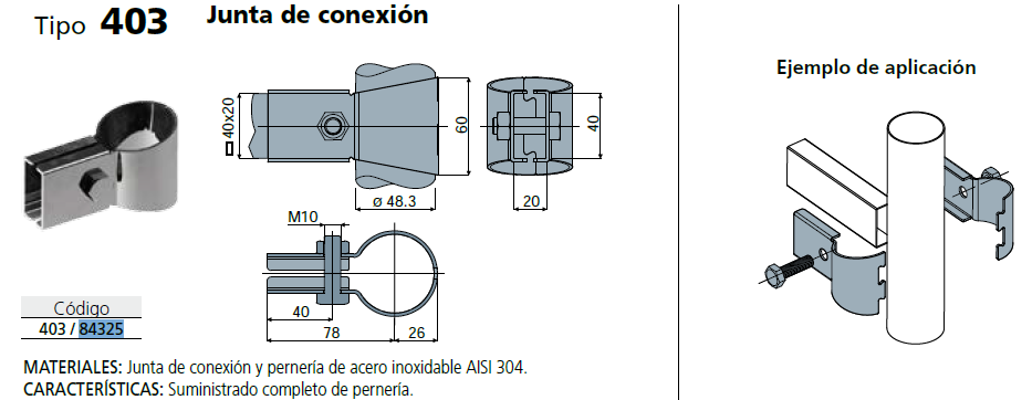 Junta De Conexión D-48,3 40x20 C040384325