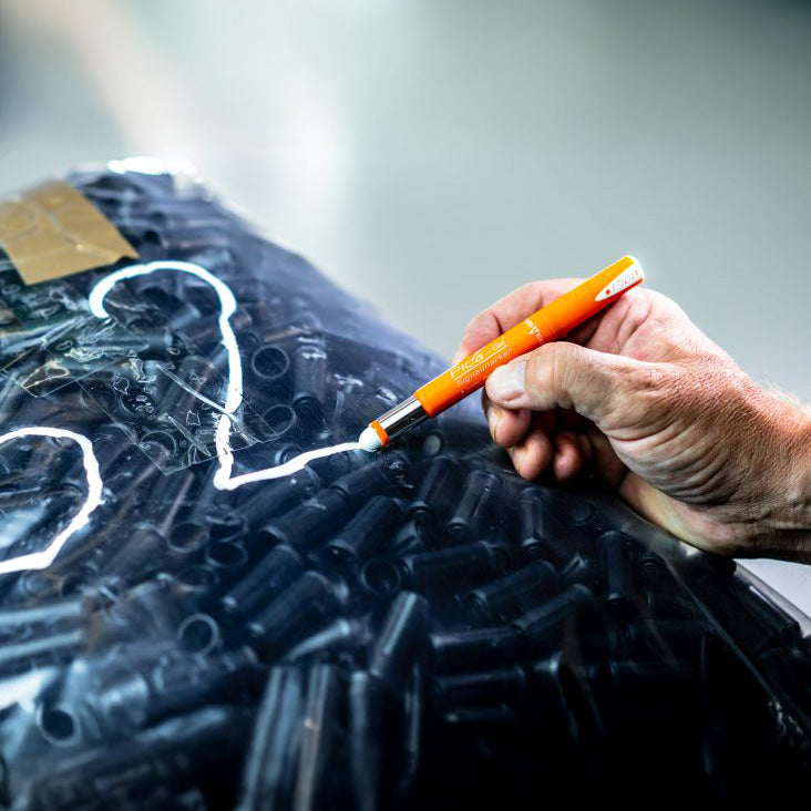 Marcador blanco permanente de gel PICA GEL 8080