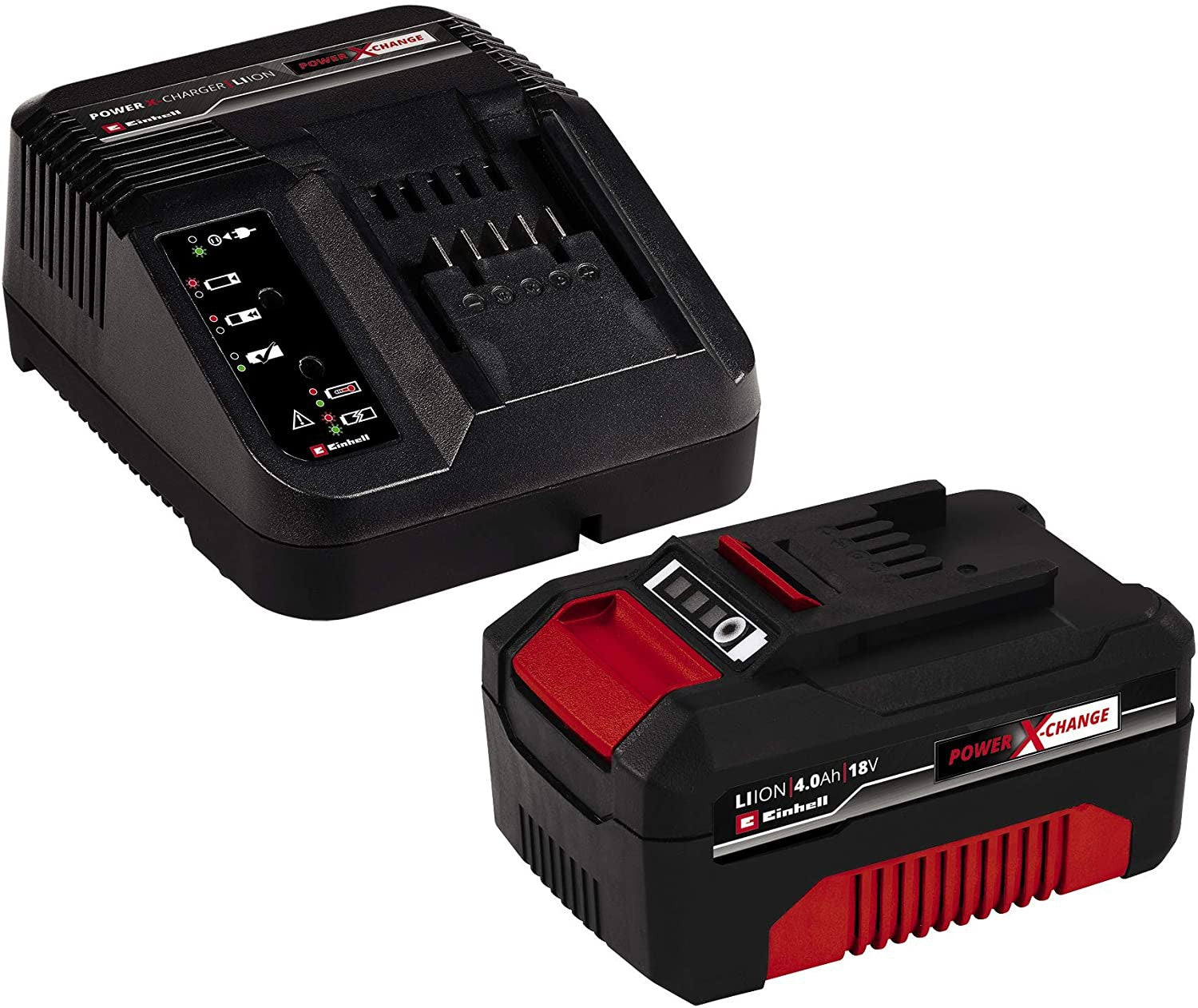 KIT EINHELL CARGADOR POWER-X + BATERIA 18V 4.0Ah