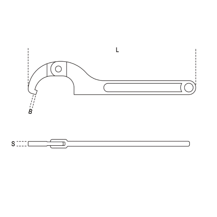 Llave articulada Beta 99SQ 120-180