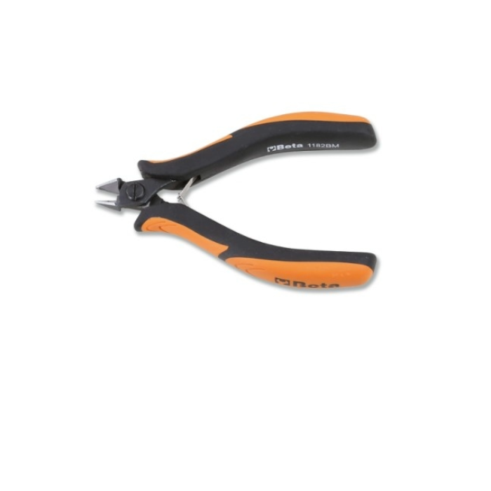 Alicates de corte diagonal semi-rasado bocas adelgazadas Beta 11182BM 120mm