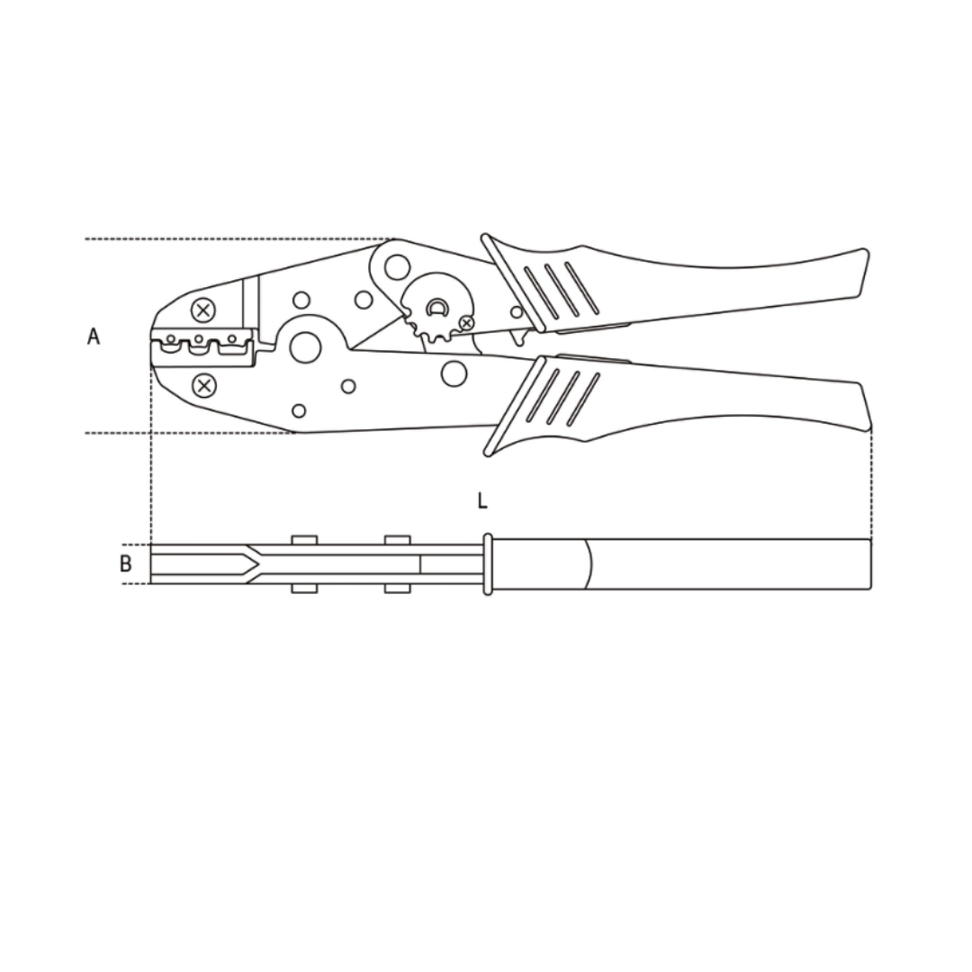 Alicates Terminales Preaislados Beta 1608