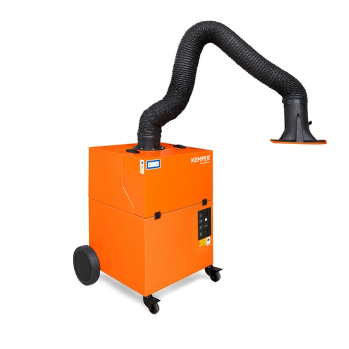Elmag - Absauganlage, fahrbar, SmartFil Absaugarm 150mm/3m in Schlauchausführung, Absaugl. m. Arm Elmag - Absauganlage, fahrbar, SmartFil Absaugarm 150mm/3m in Schlauchausführung, Absaugl. m. Arm
