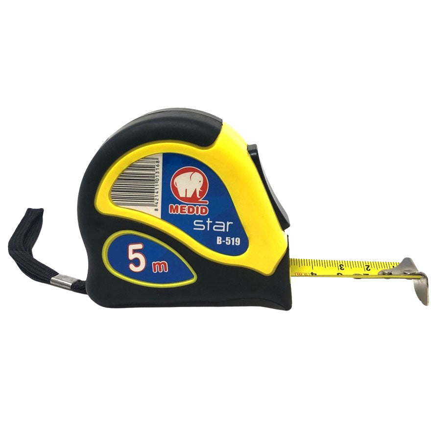 Flexómetro Star bimaterial de MEDID 5 m