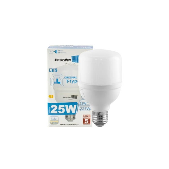 Bombilla Tipo T E27 25W 2750Lm