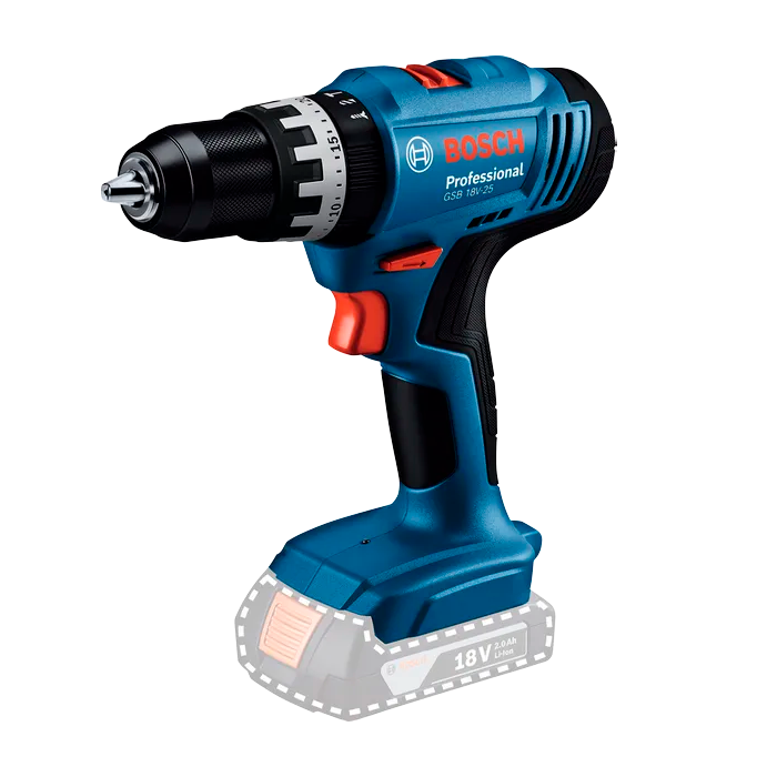 Taladro Atornillador Percusión Bosch GSB 18V-25 - Bosch Professional