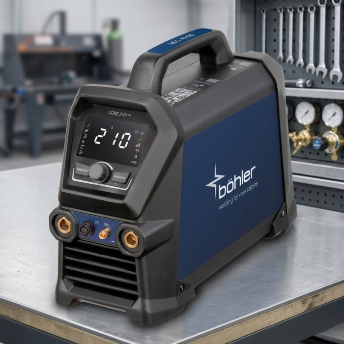 Equipo de Soldadura CORE 210 TIG con Antorcha BT26 4MT y Cable de Masa