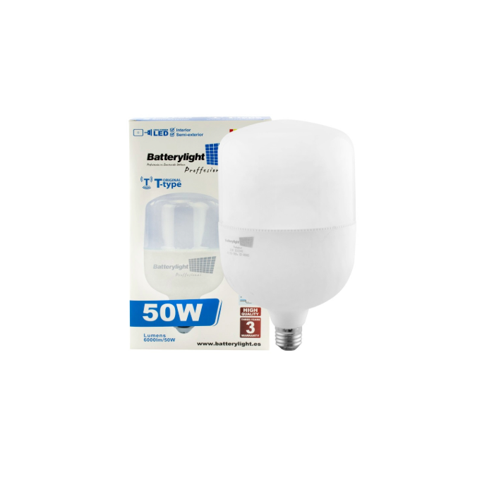 Bombilla Tipo TE27 50W 5500Lm