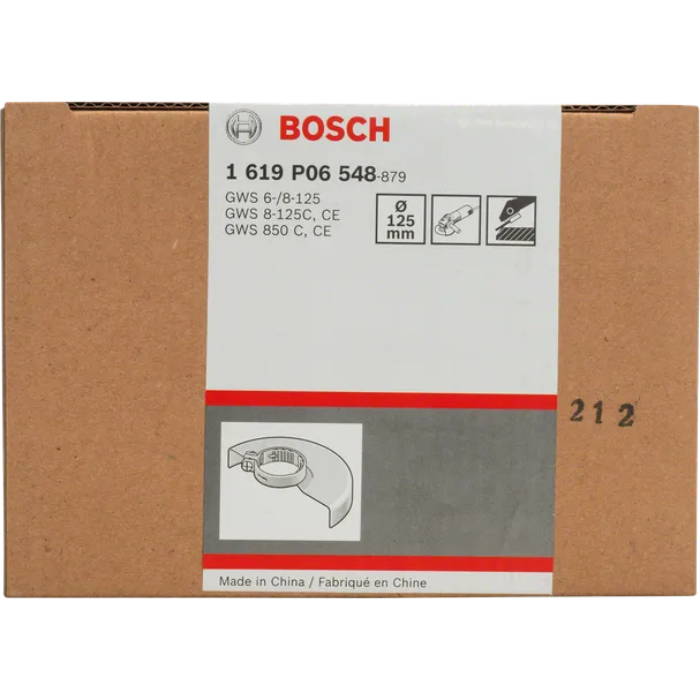 Caperuza protectora sin tapa 125mm Bosch referencia 1619P06548