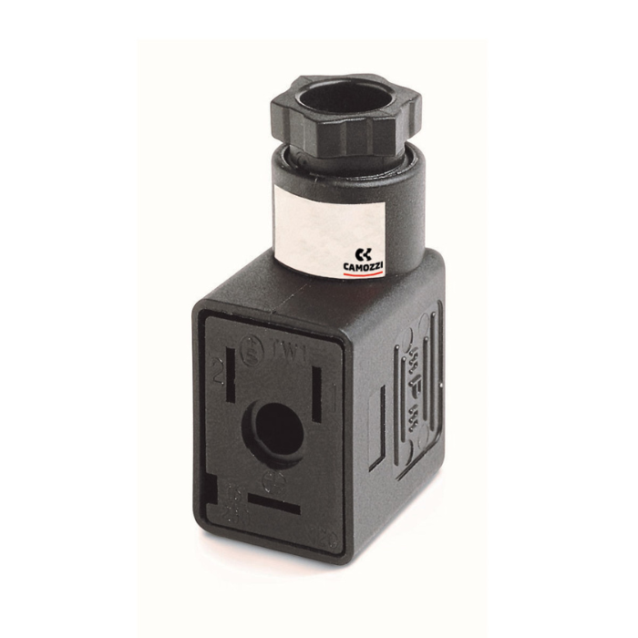 Conector T22 LED Transparente Serie 122 Camozzi