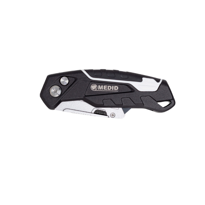Cúter MEDID Plegable Metálico Premium Medid 18 mm SK2 | Ref. 505