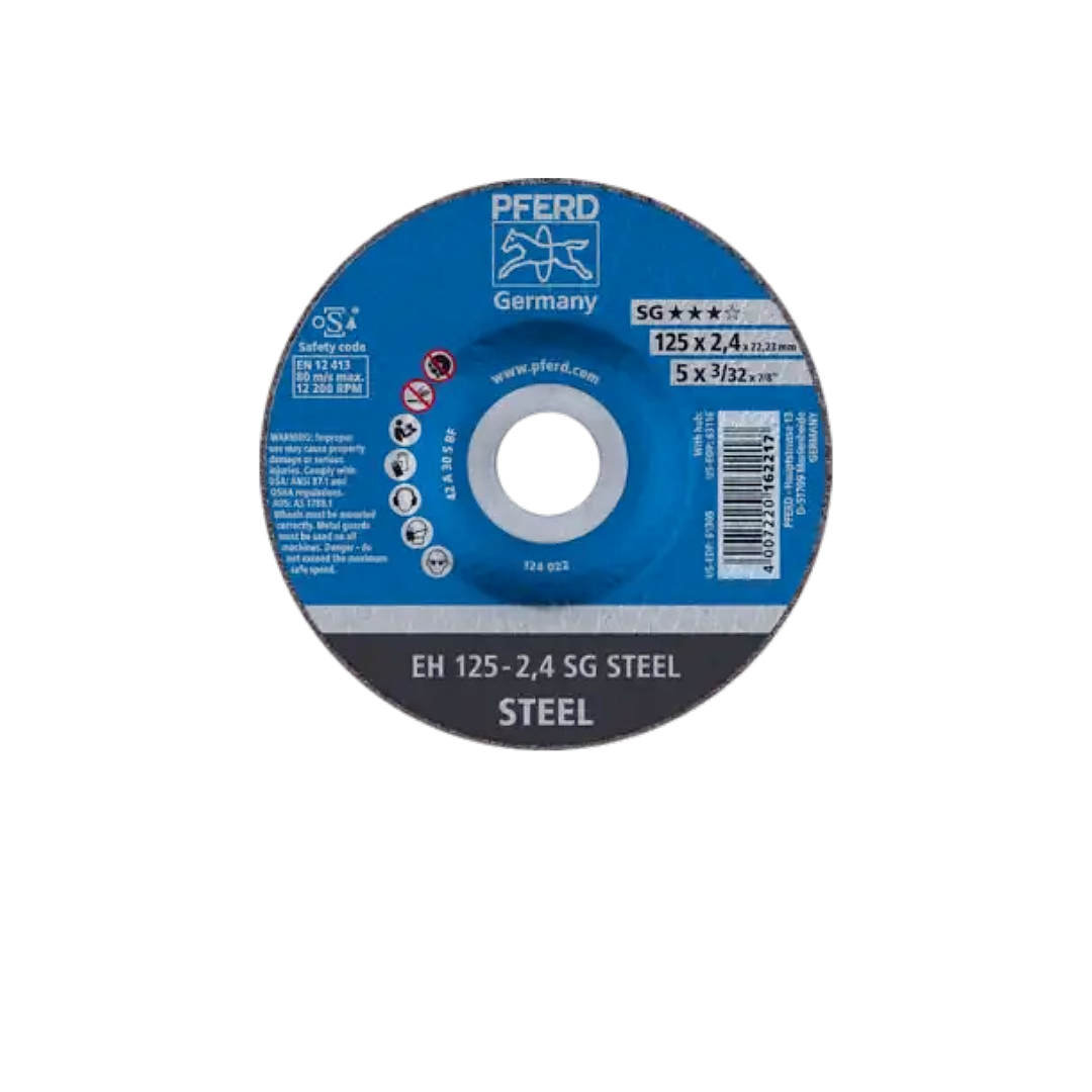 Disco de corte SG STEEL Pferd EH 125x2,4x22,23 mm A30
