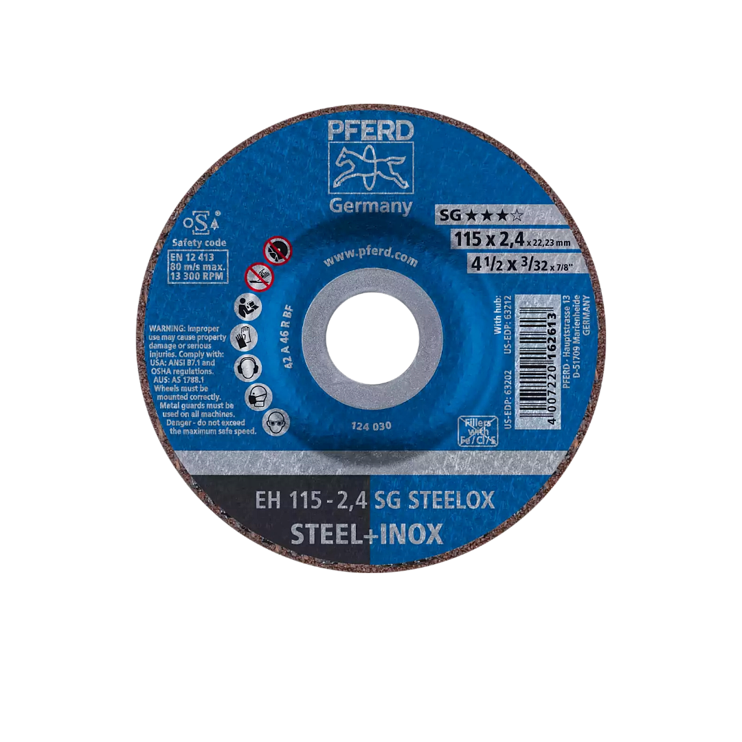 Disco de Corte Pferd EH 115-2,4 A46R SG INOX