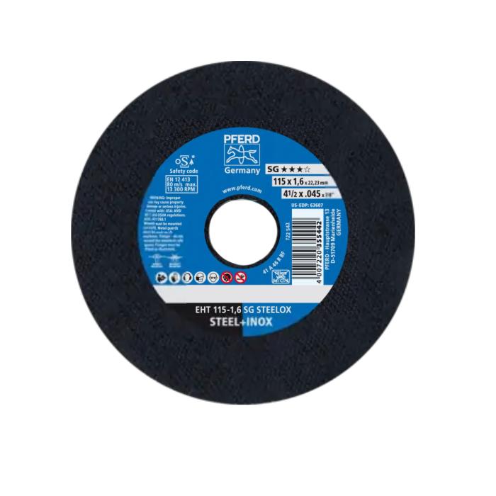 Disco de Corte Pferd EHT 115-1,6 SG Steelox