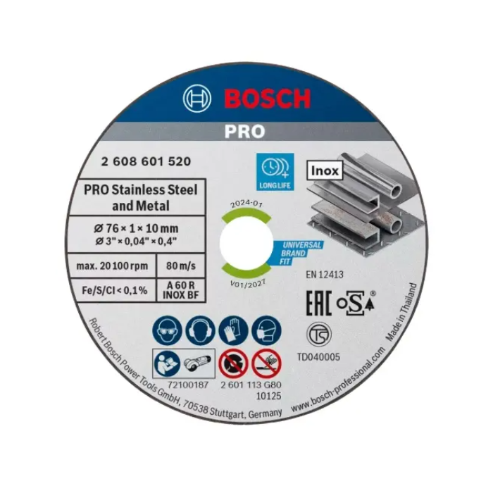 Disque à tronçonner Pferd EHT 115-1,6 SG Steelox