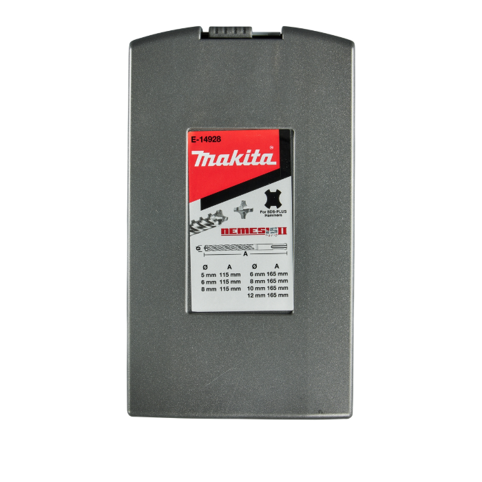 Estuche de 7 brocas Makita SDS-PLUS Nemesis II E-14928
