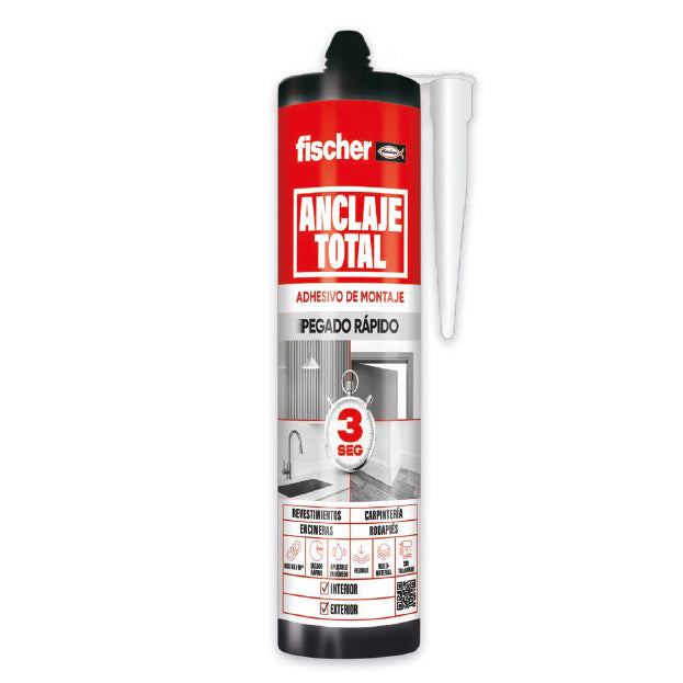 Polímero montaje blanco anclaje total Fischer 290ml