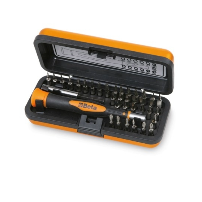 Microdestornillador bimaterial con 36 puntas Beta 1256/C36