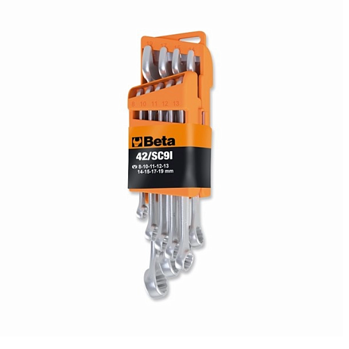 Juego de 9 llaves combinadas con Soporte Beta 42/SC9I