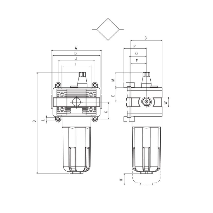 Lubricador Aignep 3/8