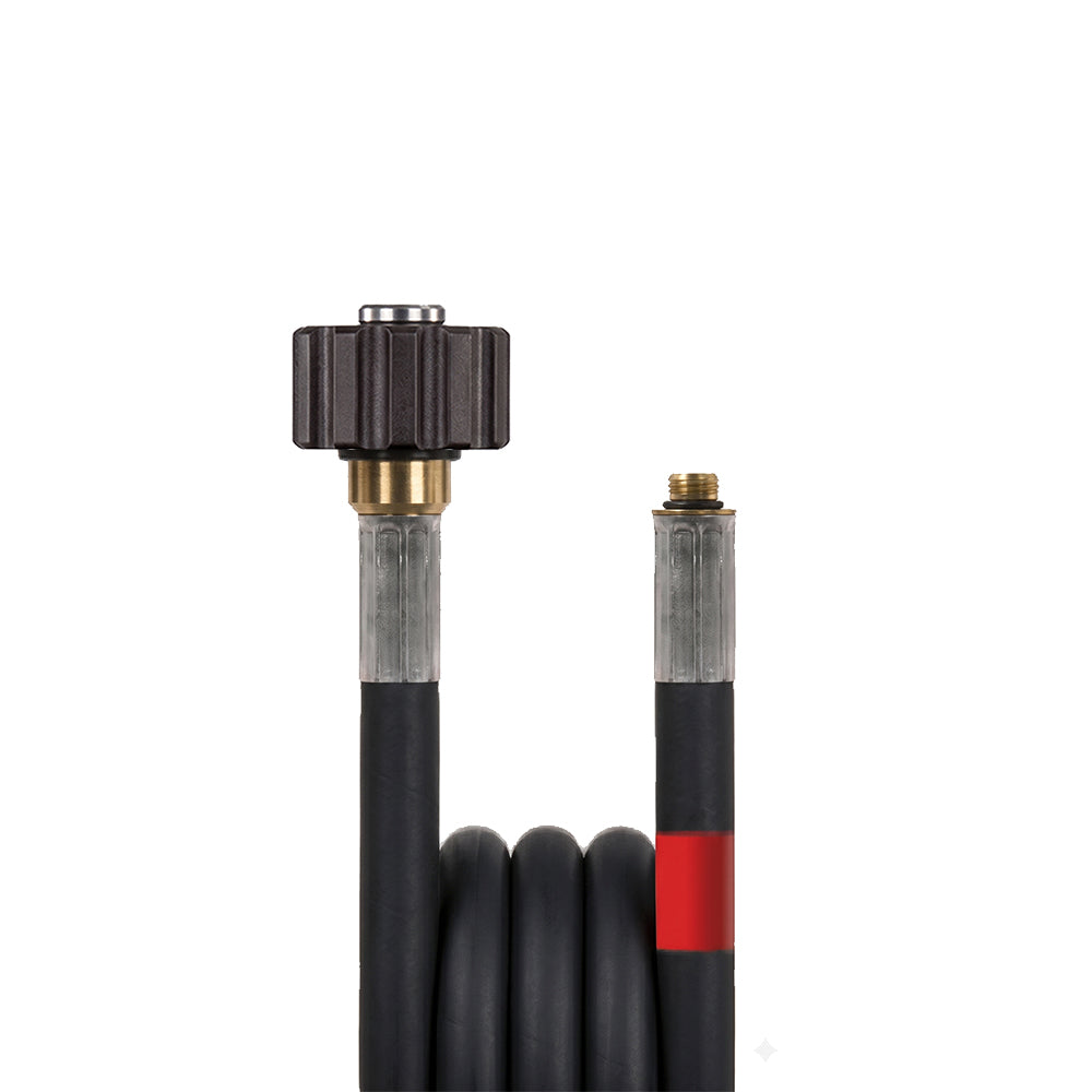 Manguera para limpieza de tuberías de 20m DN6 racord manual M22 1/8"