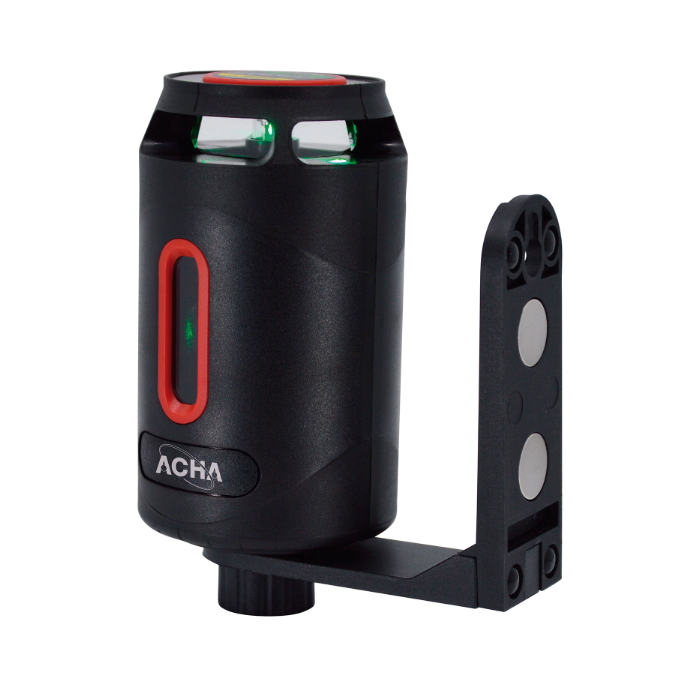 Nivel Láser en Cruz Verde Lata 360º Acha 54321D