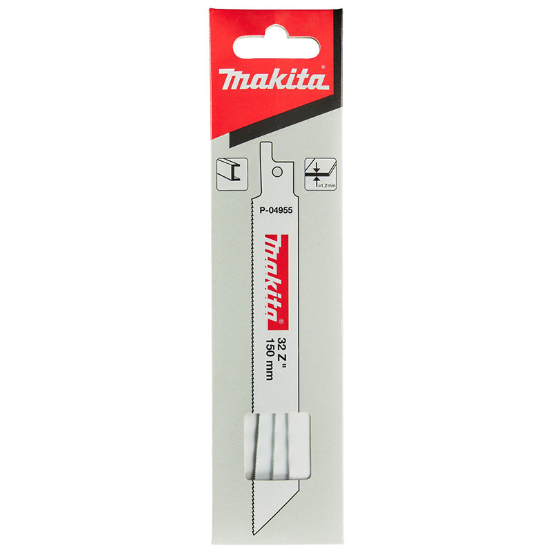 Pack de 5 sierras de sable Makita Metal P-04955