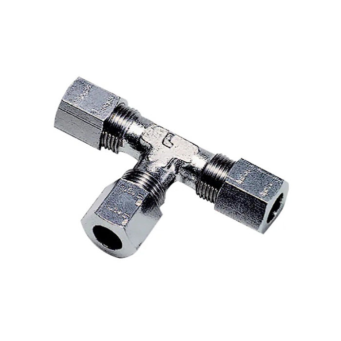 Racores de entrada Te igual acero inoxidable Legris 1804