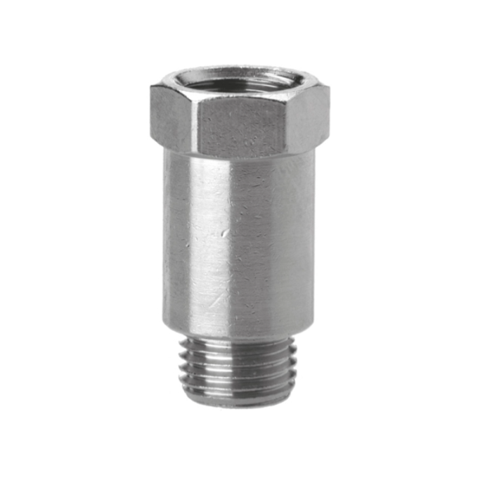 Racord Extensión macho BSP Latón Niquelado 2525