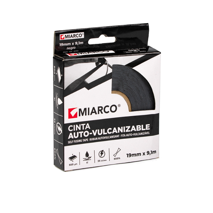 Rollo Cinta Autovulcanizable Miarco 19Mm X 9,1Mt