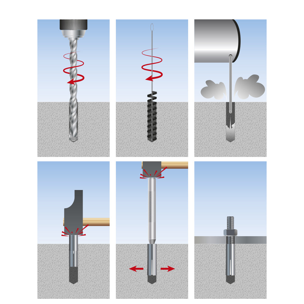 ANCLAJE HEMBRA SHA4 ACERO INOXIDABLE A-4