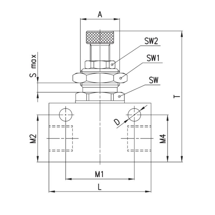 Válvula Unidireccional Serie RFU 1/4