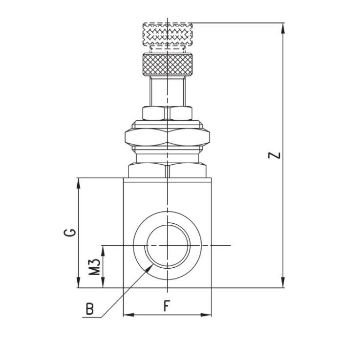 Válvula Unidireccional Serie RFU 1/4