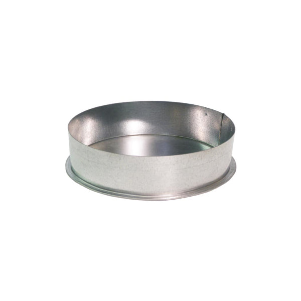 Tapa de tubo de chapa galvanizada Ø200