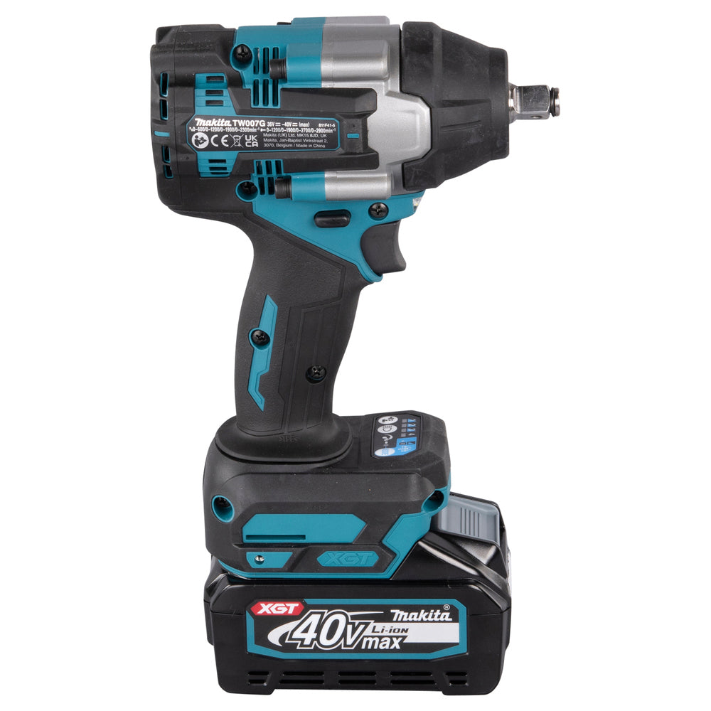 Llave de impacto Makita XGT® | 40Vmax 1/2" 760Nm TW007GZ