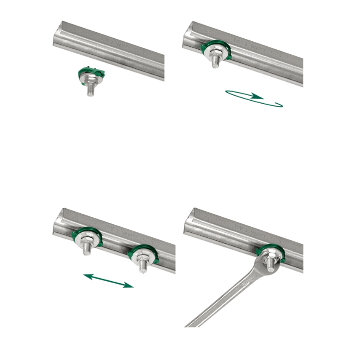 Tornillo Soporte BisRapidRail® WM0-35