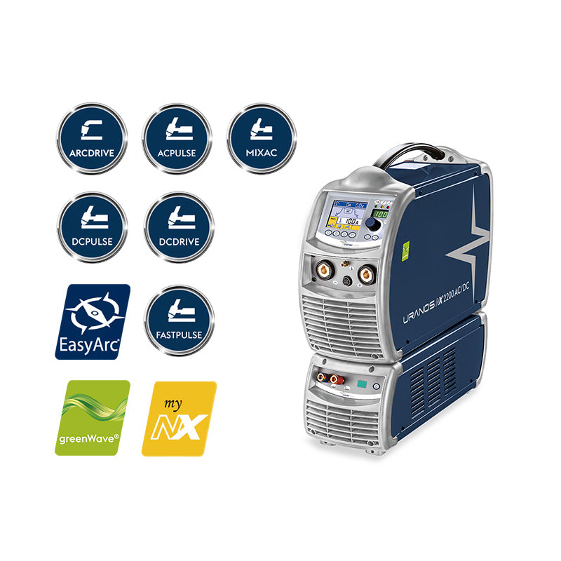 Equipo de soldadura inverter URANOS NX 2200 AC/DC de Böhler