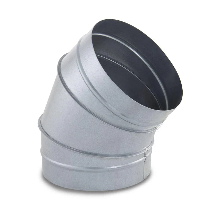 Codo 45º de chapa galvanizada