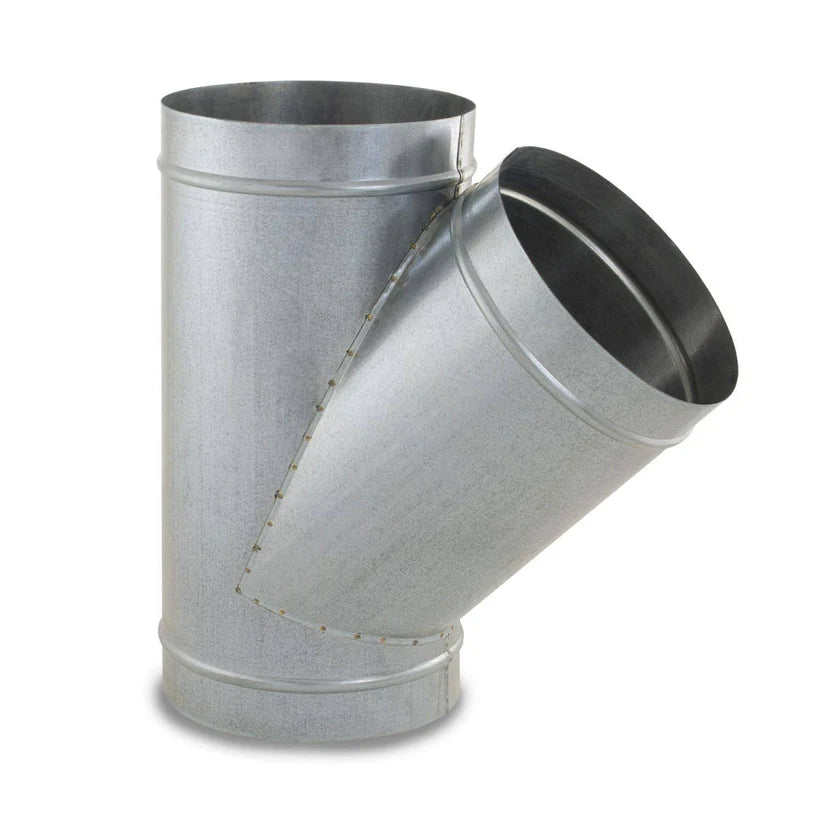 Te de 45º de chapa galvanizada