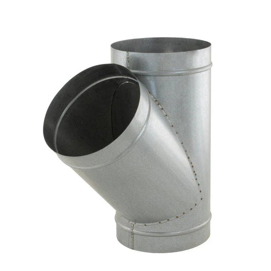 Te de 45º de chapa galvanizada