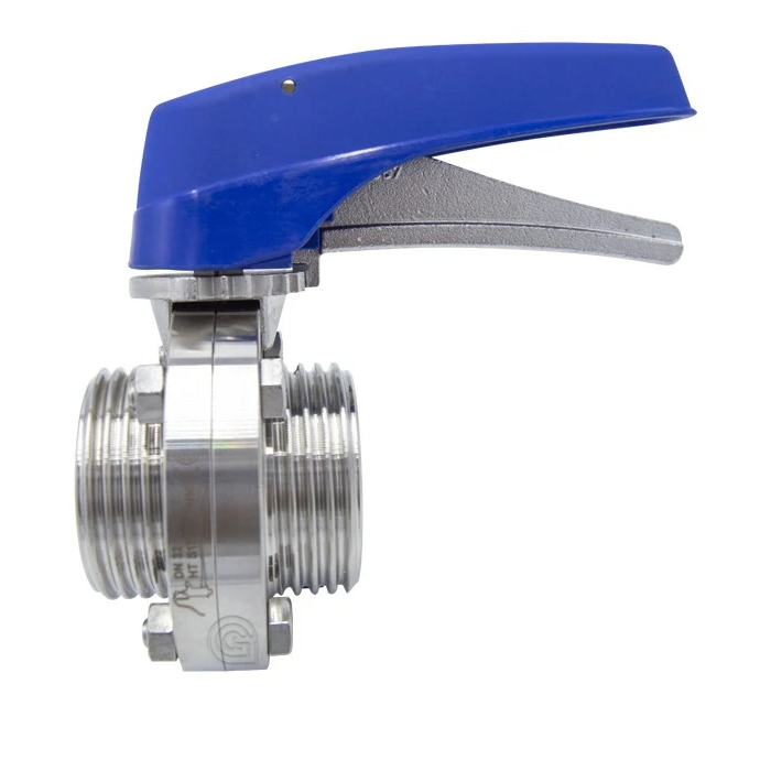 Válvula Mariposa Inoxpa A480 DIN M/M 304L VMQ NW65