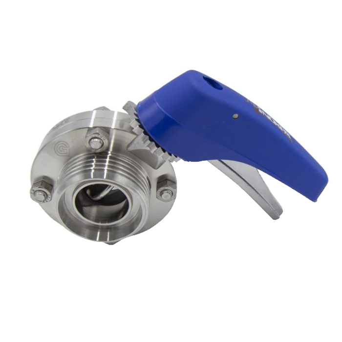 Válvula Mariposa Inoxpa A480 DIN M/M 304L VMQ NW65