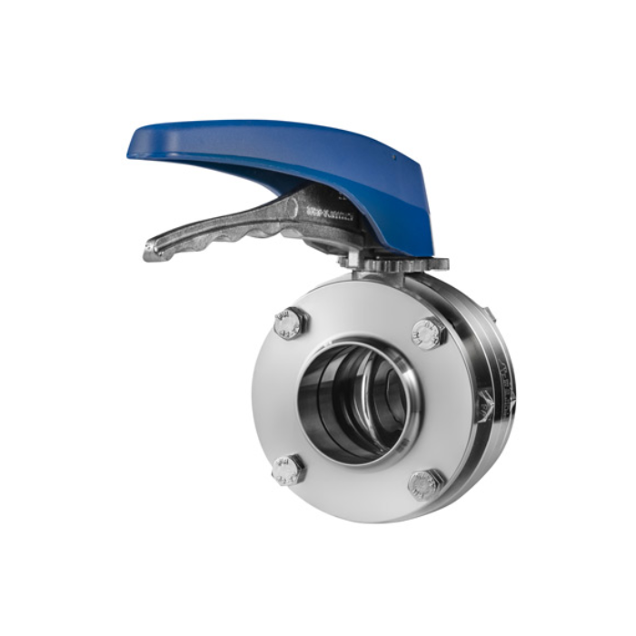 Vanne papillon Inoxpa A480 DIN M/M 304L VMQ NW65