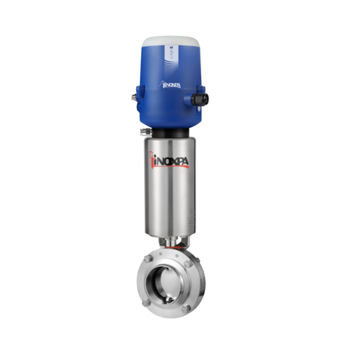 Vanne papillon Inoxpa A480 DIN M/M 304L VMQ NW65