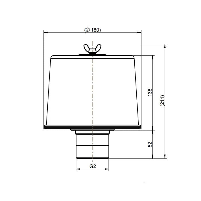 Filtro aspiración presión AIRTECH AAC23200 2"